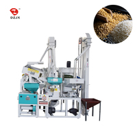 Machine Combinée de Riz Usinage Destoner, Décortiqueuse, Polisseuse et Convoyeur d'Aspiration de Balles de Riz