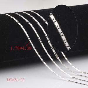 مجوهرات دائمة تركيبات مجوهرات فضة استرليني S925 سلسلة بسلسلة مشبك بحري تصنيع قلادة قلادة - Product Image 5