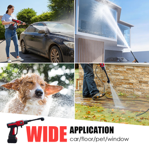 Pistola De Lavado 808 Inalámbrica Portátil De Alta Presión con Batería De Litio Para Coches con Chorro De Agua y Espuma - Product Image 6
