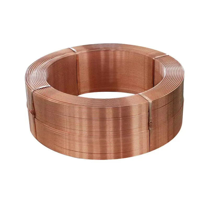 Tubo de cobre sem costura de pequeno diâmetro AC Tubo de cobre 1/2" 3/4" Tubo de cobre MOQ baixo