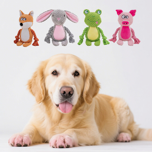 Luxury Squeaky <strong>Dog</strong> Chew <strong>Toys</strong> Stuffed Animal Sound <strong>Pet</strong> Plush <strong>Toy</strong> Puppy Teeth Clean Interactive Funny Indestructable Eco-Friendly - Product Image 2