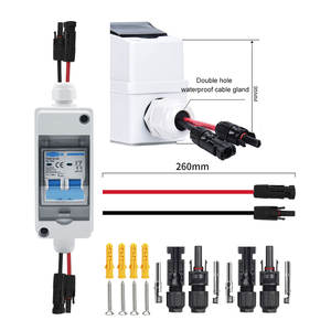 टोमज़ ip65 ht सौर फोटोवोल्टिक पी-कॉम्नर बॉक्स 2-वे सर्किट ब्रेकर 1 इनपुट 1 डीसी आउटपुट वाटरप्रूफ लघु कॉम्बिनर बॉक्स - Product Image 1