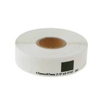 Etiquetas Térmicas Compatibles con Brother DK 11203 / 1203, 17x87mm (2/3" X 3-7/16"), 300 Etiquetas/Rollo, Etiquetas Adhesivas para Carpetas de Archivo