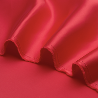Tissu satiné OEM, lisse et léger, 100% polyester, respirant et antistatique, doublure en satin pour sacs