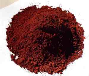 Pulido polvo de óxido de hierro rojo magnetita pigmento de mineral de hierro para revestimiento y calentador de Gas de óxido férrico de cuero - Product Image 3