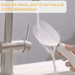 Spatule à riz, pelle à riz, cuillère à riz résistante à la chaleur, cuillère de cuisine avec ventouse magnétique antiadhésive - Product Image 4
