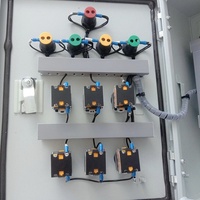 Boîtier de commande de vanne électrique multicanal AC380V, panneau de distribution pour actionneur de vanne à boisseau sphérique air/eau à liaison incendie