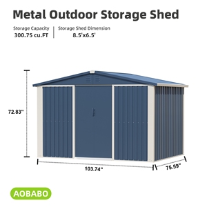 Remise extérieure personnalisée pour outils remise <span class=keywords><strong>de</strong></span> <span class=keywords><strong>jardin</strong></span> en métal d'acier remises <span class=keywords><strong>de</strong></span> rangement pour garages <span class=keywords><strong>de</strong></span> voitures - Product Image 3