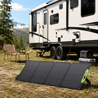 Panneau solaire pliable 400W ETFE monocristallin, chargeur portable avec MC4 pour camping-car, station d'alimentation hors réseau, panneau solaire hors réseau