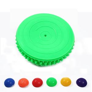 Niños Equilibrio Entrenador Colorido PVC Terapia Spiky Masaje Media Bola PVC Masaje Bola Set - Product Image 5