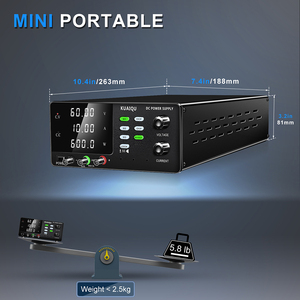 <span class=keywords><strong>NICE</strong></span>-POWER R-SPS6010S-USB 60V 10A Régulateur à découpage DC avec protection contre les courts-circuits OCP OVP Trois magasins de données - Product Image 3