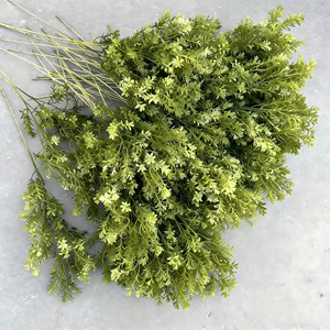 Nouveauté 2025 : Panneaux muraux en herbe artificielle écologique en plastique, 50 cm, longue durée, pour mariages, maisons et restaurants - Product Image 3