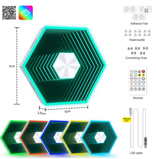 Ensemble de 6 lampes 9W