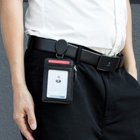 Nouveau porte-badge rétractable multifonctionnel pour cartes d'identité et cartes VIP de la marque ID CARD HOLD