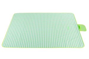 Mantas de Picnic Plegables con Rayas Verdes y Blancas de 57"x71", Alfombra Impermeable para Exteriores, Manta Práctica para Acampar en Primavera y Verano - Product Image 2