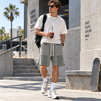 Shorts décontractés pour hommes, style streetwear printemps/été, style européen et américain, vintage, délavés, effet usé, coupe ample