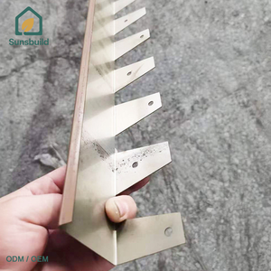 Bordure de jardin en métal noir Sunsbuild à prix de gros, bordure paysagère en métal, prix abordable, pour pelouse, parterre de fleurs, décoration extérieure - Product Image 5