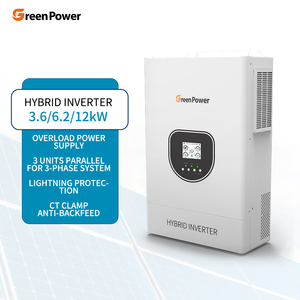 ระบบพลังงานแสงอาทิตย์ Greenpower Ip21 แบบไฮบริด 3.6kw 6.2kw พร้อมโลโก้สั่งทำพิเศษ  ระบบชาร์จ MPPT ในตัว รุ่น Gp-ip21-inverter ประสิทธิภาพสูง 97.6% - Product Image 1