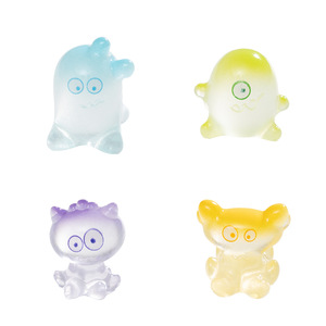 Figurines en résine transparentes et colorées de petits monstres, <span class=keywords><strong>accessoires</strong></span> de décoration mignons à faire soi-même <span class=keywords><strong>pour</strong></span> la voiture ou le bureau - Product Image 5