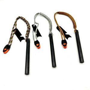 Allume-feu en magnésium 13x130mm avec cordon de paracorde, outil de survie pour le camping en plein air - Product Image 2