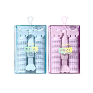 LMLTOP <b>Hair</b> Roller Set 3-Piece Heatless <b>Curlers</b> ABS Nylon Wool Boxed Random Color SY134 - Product Image 1