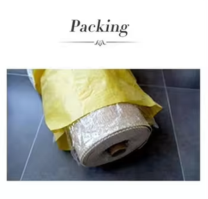 Bán buôn thoáng khí Faux PP rơm dệt vải bạc dây cho túi xách Giày bện Raffia dệt vải nhà đáng tin cậy Nhà cung cấp - Product Image 6