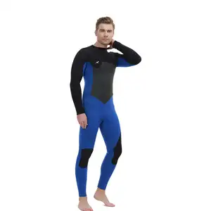 15 ปีผู้ผลิตที่กำหนดเองคุณภาพสูง Mens Wetsuit ท่องหน้าอก Zip Neoprene Wetsuits