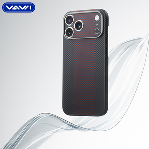 Étui <span class=keywords><strong>de</strong></span> <span class=keywords><strong>téléphone</strong></span> VAWI V-K01 en fibre d'aramide véritable pour iPhone 15~17, <span class=keywords><strong>coque</strong></span> <span class=keywords><strong>de</strong></span> luxe en fibre <span class=keywords><strong>de</strong></span> carbone pour Samsung Android - Product Image 3