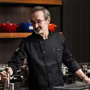 ชุดเชฟผ้าสแปนเด็กซ์ผู้ชายระบายอากาศได้ดีปรับแต่งได้ชุดเครื่องแบบแขนยาวสำหรับใช้ในห้องครัวร้านอาหารและบาร์ - Product Image 6