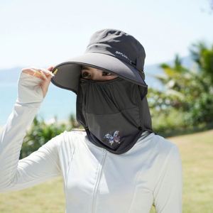 Sombreros de Sol Unisex de Verano al por Mayor con Protección para el Cuello, Tejido de Malla Transpirable, Sombreros de Pescador con Máscara Facial para Esquí y Ciclismo - Product Image 6