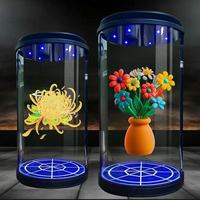 Vente Flash : Kiosque d'affichage holographique numérique haute luminosité 21,5 pouces avec terminal interactif vocal IA RK3588 4G 64G