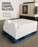 Bande en plastique HDPE à surface lisse, faible friction, pour machines industrielles, taille personnalisée, fabricant OEM