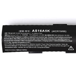 แบตเตอรี่แล็ปท็อปคุณภาพสูง AS16A5K สำหรับ <span class=keywords><strong>Acer</strong></span> <span class=keywords><strong>Aspire</strong></span> <span class=keywords><strong>E15</strong></span> <span class=keywords><strong>E5</strong></span>-475 <span class=keywords><strong>E5</strong></span>-475g <span class=keywords><strong>E5</strong></span>-523 <span class=keywords><strong>E5</strong></span>-523g <span class=keywords><strong>E5</strong></span>-553 <span class=keywords><strong>E5</strong></span>-553g <span class=keywords><strong>E5</strong></span>-<span class=keywords><strong>575g</strong></span> <span class=keywords><strong>E5</strong></span>-576 <span class=keywords><strong>E5</strong></span>-576g - Product Image 3