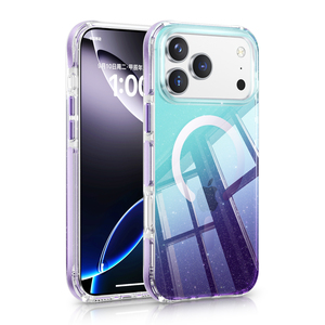 Funda Magnética Personalizada con Degradado de Purpurina para <span class=keywords><strong>iPhone</strong></span> 16 17 Pro/Pro Max, Antigolpes, Antiamarilleo, con Tecnología IMD - Product Image 5