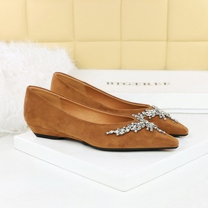 Women's Elegant All Seasons Ballet Flat <b>Shoes</b> Square Toe Slip-On Closure Light Weight Microfiber Leather Upper PU Insole - Product Image 5