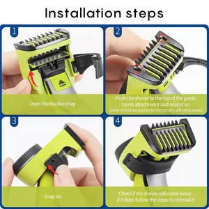 Kit di 14 Pettini Guida di Sicurezza per OneBlade, Pettini Limitatori di Ricambio per Rasatura Barba e Corpo QP2520/QP2630 - Product Image 5