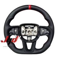Volant en fibre de carbone avec LED personnalisées pour Dodge Challenger Charger SRT RT GT 2015-2024