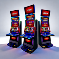 Gabinete de Juegos con Monitor Curvo Táctil de 43 Pulgadas, Gráficos Personalizados para el Mercado de Georgia, Negocio de Clubes de Juegos para Adultos