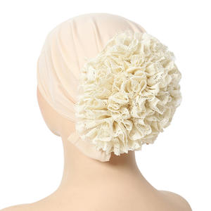 Nouvelle tendance en gros femmes musulmanes respirant chapeau réglable coton Jersey Bonnet Stretch cravate dos casquette volumateur sous-écharpe <span class=keywords><strong>Hijab</strong></span> - Product Image 3