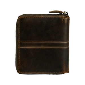 Venta al por Mayor de Carteras Cortas de Cuero Genuino con Cierre Abierto, Ligeras, con Múltiples Ranuras para Tarjetas, Personalización de Marca, Suministro Directo de Fábrica - Product Image 4