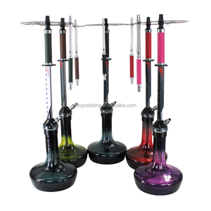 Plateau pouvant contenir un ensemble de narguilé de type tuyau avec un tuyau et un tube colorés au design élégant, <span class=keywords><strong>bouteille</strong></span> en verre pour salon de narguilé / bar à narguilé - Product Image 2