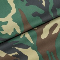 Woodland Camo Print 100% Poly 72T Camouflage 600D PVC Oxford Tissu Tissé Pour Bagages Étanche