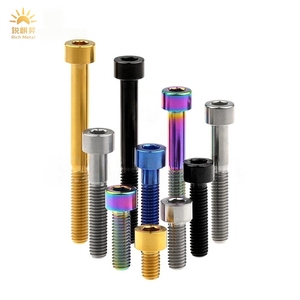 Vis à tête hexagonale en titane Gr1 Gr2 toutes tailles M2 M3 <span class=keywords><strong>M5</strong></span> M6 M8 <span class=keywords><strong>ISO</strong></span> <span class=keywords><strong>4762</strong></span>/ DIN912 - Product Image 6