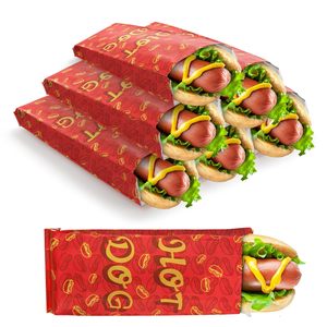 ถุงกระดาษฟอยล์อลูมิเนียมเคลือบอะลูมิเนียมเกรดอาหารสำหรับบรรจุภัณฑ์แบบกำหนดเองสำหรับไก่<span class=keywords><strong>ทอด</strong></span>บาร์บีคิว อาหารจานด่วน และฮอทดอก - Product Image 4