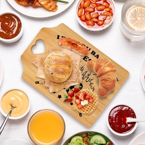 Planche à découper rectangulaire en bambou PAPA Text Flames Stars Design - 1 cm d'épaisseur Origine Chine - <span class=keywords><strong>Cadeau</strong></span> de fête des pères pour papa fils fille - Product Image 6