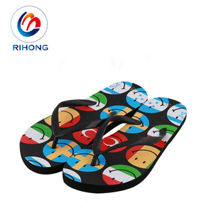 Prix de gros abordable Guangzhou Beach Custom Slipper Eva Rubber Designer Women Wedge Flip Flops - Product Image 3