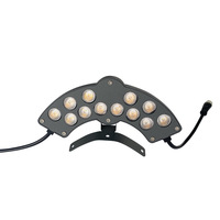 Fabricant projecteur de toit en aluminium lampe ondulée 6 yeux lumineux ancien bâtiment pavillon point lumière extérieure tuile lampe