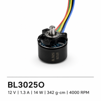 Moteur BLDC miniature BL3025O 12V 14W 4000RPM 342g.cm à couple élevé 1.3A, cadre 30mm, pour maison intelligente, instrument cosmétique, personnalisation OEM ODM