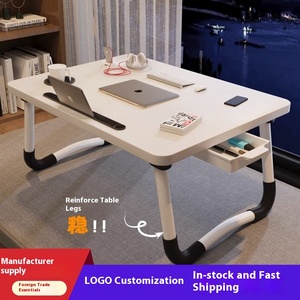 Sản Phẩm Mới Bán Buôn Đa-Chức Năng Giường Bàn Với Ngăn Kéo Và Cốc Khe Cắm Có Thể Gập Lại Máy Tính Xách Tay Máy Tính Bàn - Product Image 4