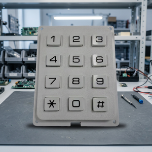 Teclado de Plástico con Botones Numéricos 3*4, Molde para Módulo de Control de Panel para Teléfono GR624 TW - Product Image 3